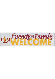 KH Sports Fan Louisiana-Monroe Warhawks 40x10 Welcome Sign - Maroon