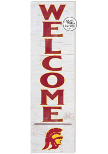 KH Sports Fan USC Trojans 10x35 Welcome Sign - White
