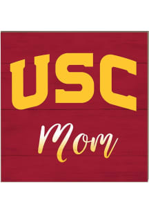 KH Sports Fan USC Trojans 10in x 10in Mom Sign - Cardinal
