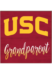 KH Sports Fan USC Trojans 10in x 10in Grandparents Sign - Cardinal