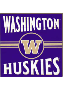 KH Sports Fan Washington Huskies 10x10 Retro Sign - Purple