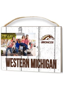 Western Michigan Broncos Clip It Frame Picture Frame - Brown