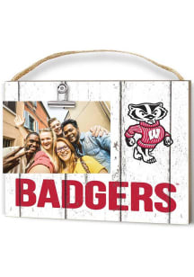 Wisconsin Badgers Clip It Frame Picture Frame - Cardinal