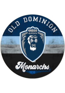 KH Sports Fan Old Dominion Monarchs 20x20 Retro Multi Color Circle Sign - Blue