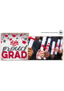 New Mexico Lobos Proud Grad Floating Picture Frame - Red