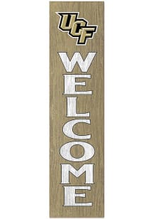 KH Sports Fan UCF Knights 11x46 Welcome Leaning Sign - Black