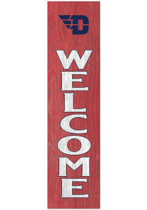KH Sports Fan Dayton Flyers 11x46 Welcome Leaning Sign - Red