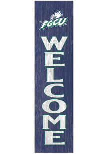 KH Sports Fan Florida Gulf Coast Eagles 11x46 Welcome Leaning Sign - Green