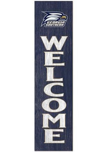 KH Sports Fan Georgia Southern Eagles 11x46 Welcome Leaning Sign - Blue