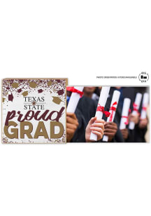 Texas State Bobcats Proud Grad Floating Picture Frame - Red