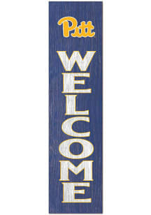 KH Sports Fan Pitt Panthers 11x46 Welcome Leaning Sign - Gold