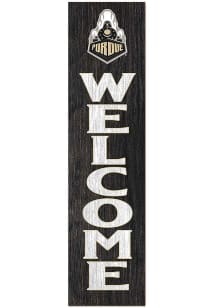 KH Sports Fan Purdue Boilermakers 11x46 Welcome Leaning Sign - Gold
