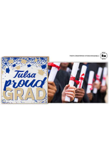 Tulsa Golden Hurricane Proud Grad Floating Picture Frame - Gold