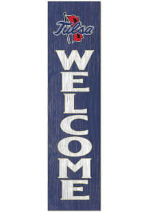 KH Sports Fan Tulsa Golden Hurricane 11x46 Welcome Leaning Sign - Gold