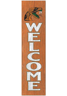 KH Sports Fan Florida A&M Rattlers 11x46 Welcome Leaning Sign - Orange