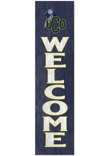 KH Sports Fan Central Oklahoma Bronchos 11x46 Welcome Leaning Sign - Navy Blue