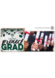 Cal Poly Mustangs Proud Grad Floating Picture Frame - Green