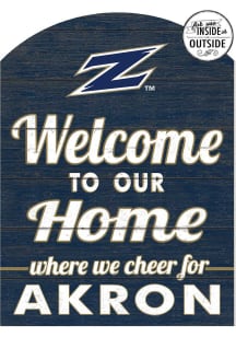 KH Sports Fan Akron Zips 16x22 Indoor Outdoor Marquee Sign - Blue