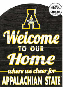 KH Sports Fan Appalachian State Mountaineers 16x22 Indoor Outdoor Marquee Sign - Black