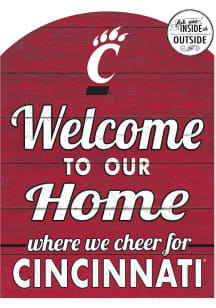 KH Sports Fan Cincinnati Bearcats 16x22 Indoor Outdoor Marquee Sign - Red