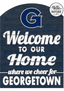 KH Sports Fan Georgetown Hoyas 16x22 Indoor Outdoor Marquee Sign - Blue