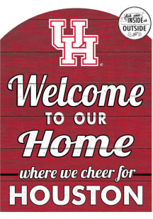 KH Sports Fan Houston Cougars 16x22 Indoor Outdoor Marquee Sign - Red