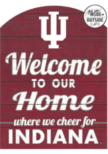 KH Sports Fan Indiana Hoosiers 16x22 Indoor Outdoor Marquee Sign - Red