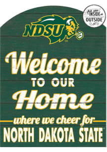 KH Sports Fan North Dakota State Bison 16x22 Indoor Outdoor Marquee Sign - Yellow
