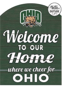 KH Sports Fan Ohio Bobcats 16x22 Indoor Outdoor Marquee Sign - Green