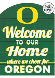 KH Sports Fan Oregon Ducks 16x22 Indoor Outdoor Marquee Sign - Green