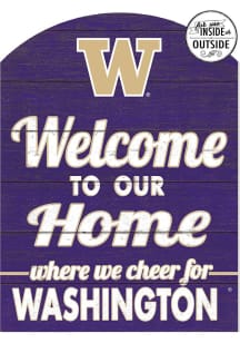 KH Sports Fan Washington Huskies 16x22 Indoor Outdoor Marquee Sign - Purple