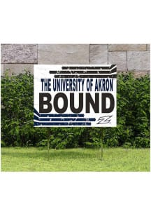Akron Zips KH Sports Fan 18" x 24" Retro School Bound Yard Sign - Blue
