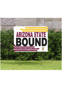 Arizona State Sun Devils KH Sports Fan 18" x 24" Retro School Bound Yard Sign - Red