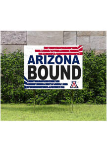 Arizona Wildcats KH Sports Fan 18" x 24" Retro School Bound Yard Sign - Red
