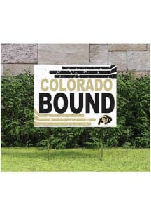 Colorado Buffaloes KH Sports Fan 18" x 24" Retro School Bound Yard Sign - Silver
