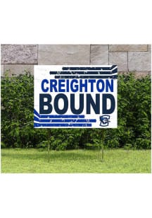Creighton Bluejays KH Sports Fan 18" x 24" Retro School Bound Yard Sign - Blue