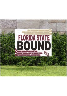 Florida State Seminoles KH Sports Fan 18" x 24" Retro School Bound Yard Sign - Red
