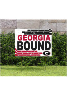Georgia Bulldogs KH Sports Fan 18" x 24" Retro School Bound Yard Sign - Red