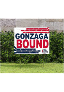 Gonzaga Bulldogs KH Sports Fan 18" x 24" Retro School Bound Yard Sign - Blue
