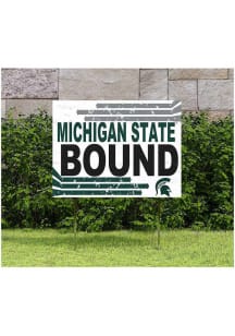 Michigan State Spartans KH Sports Fan 18" x 24" Retro School Bound Yard Sign - Green