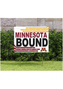Minnesota Golden Gophers KH Sports Fan 18" x 24" Retro School Bound Yard Sign - Red