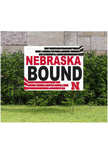 Nebraska Cornhuskers KH Sports Fan 18" x 24" Retro School Bound Yard Sign - Red