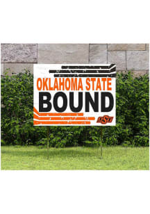 Oklahoma State Cowboys KH Sports Fan 18" x 24" Retro School Bound Yard Sign - Orange