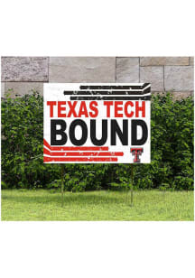 Texas Tech Red Raiders KH Sports Fan 18" x 24" Retro School Bound Yard Sign - Red