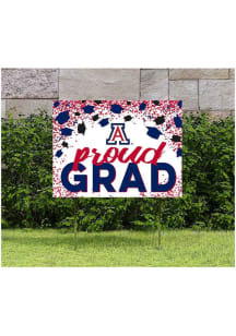 Arizona Wildcats KH Sports Fan 18x24 Proud Grad Confetti Yard Sign - Red