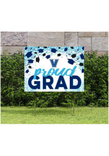 Villanova Wildcats KH Sports Fan 18x24 Proud Grad Confetti Yard Sign - Blue