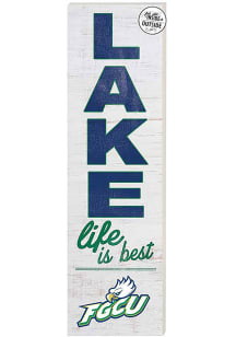 KH Sports Fan Florida Gulf Coast Eagles 35x10 Lake Life is Best Indoor Outdoor Sign - Green