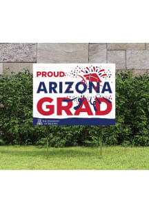 Arizona Wildcats KH Sports Fan 18x24 Proud Grad Team Logo Yard Sign - Red