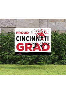Cincinnati Bearcats KH Sports Fan 18x24 Proud Grad Team Logo Yard Sign - Red