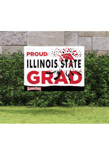 Illinois State Redbirds KH Sports Fan 18x24 Proud Grad Team Logo Yard Sign - Red